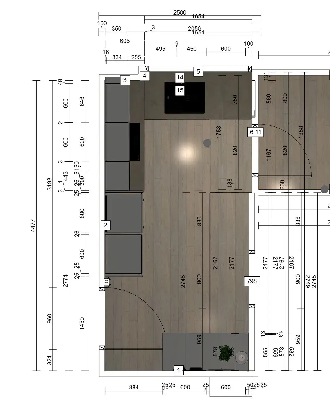 Draufsicht Planungszeichnung HKS-Web